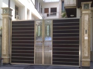 stainless steel main gate